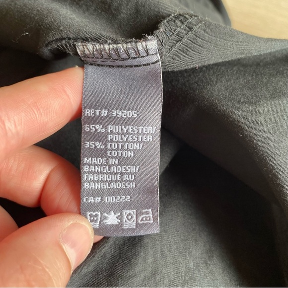 Newberry dress shirt black button down long sleeve special occasion - Picture 4 of 8